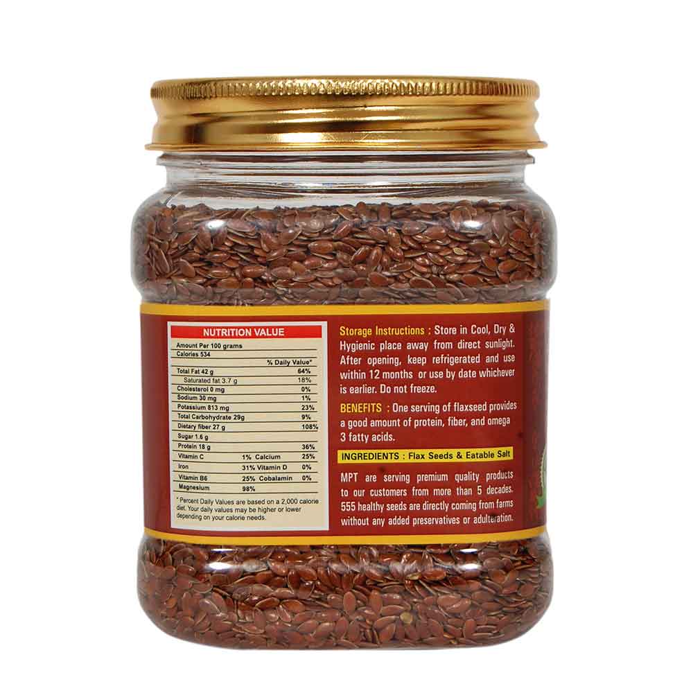 Roasted Flax Seeds (Bhuni Alsi) 400g - Image 3