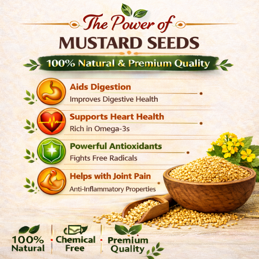 Yellow Mustard Seeds (Pilli Sarso) 400g - Image 2